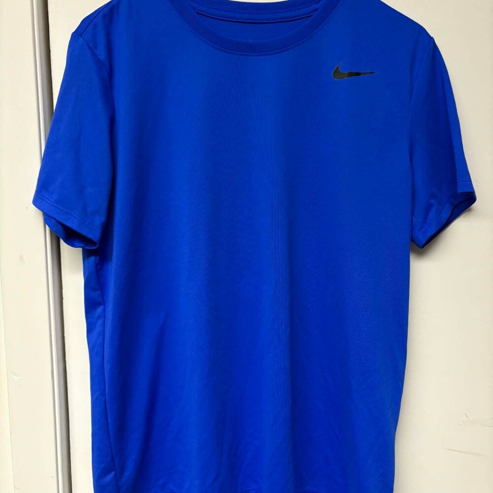 Adult Nike Tee Dri-Fit Cobalt Blue Medium